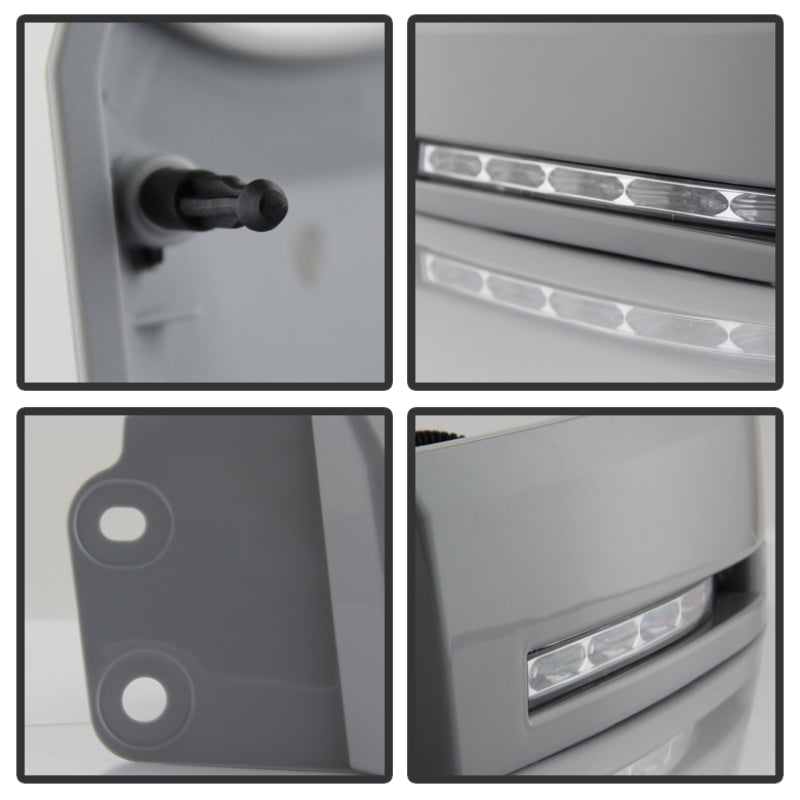 Spyder Toyota Tundra 2010-2013 Daytime LED Running Lights without Switch - Unpainted (Part Number: spy5077721)