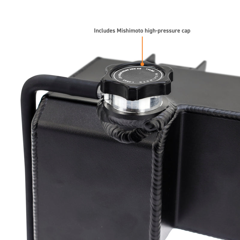 Mishimoto 2024+ Toyota Tacoma Expansion Tank - Black Aluminum Upgrade with Sight Glass and Mishimoto Radiator Cap