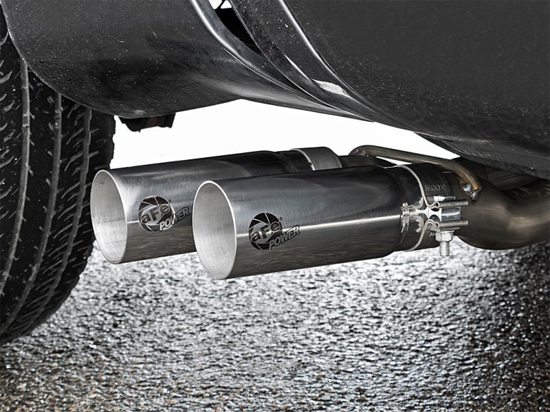 aFe Rebel Series 3-inch Stainless Steel Cat-Back Exhaust System with Polished Tips for 2004-2015 Nissan Titan V8 5.6L