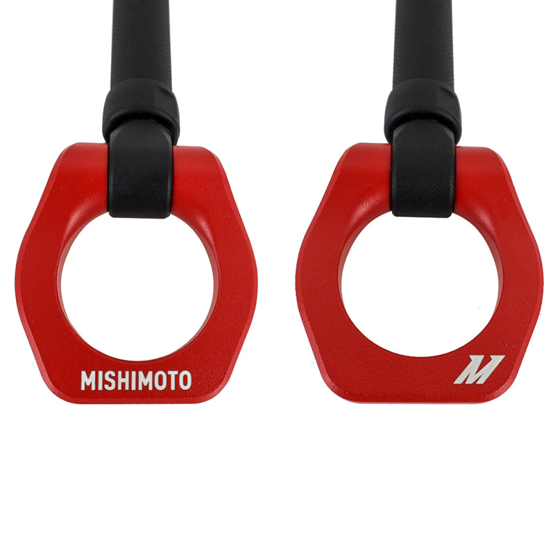 Mishimoto Racing Tow Hook for Subaru BRZ, Scion FR-S, Toyota 86 – Red Aluminum and Steel, 8,000 lbs Capacity