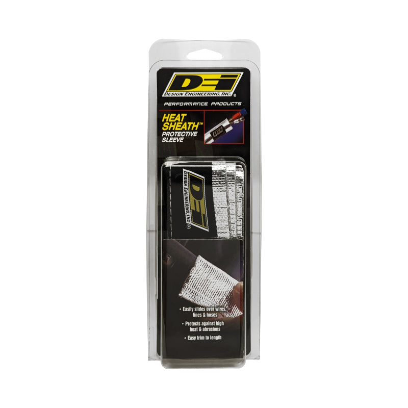 DEI Heat Sheath 3/4 inch x 3 ft Aluminized Sleeving for High-Temperature Protection
