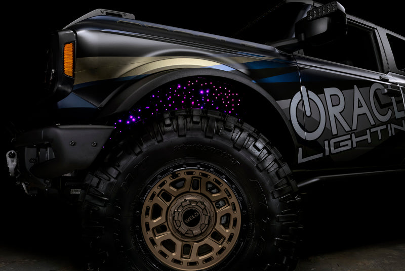 ORACLE Lighting Fiber Optic Wheel Liner ColorSHIFT RGBW Kit – 40W LED with 600 Fibers