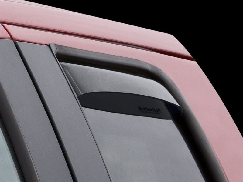 WeatherTech WET81343IM Side Window Deflectors for 2004-2014 Ford F-150 SuperCrew, Front, Dark Tint