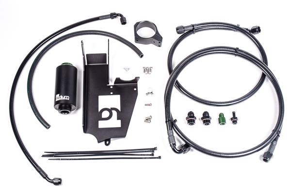 Radium Engineering Fuel Hanger Plumbing Kit for Mitsubishi Evo 8-9 with Stainless Filter