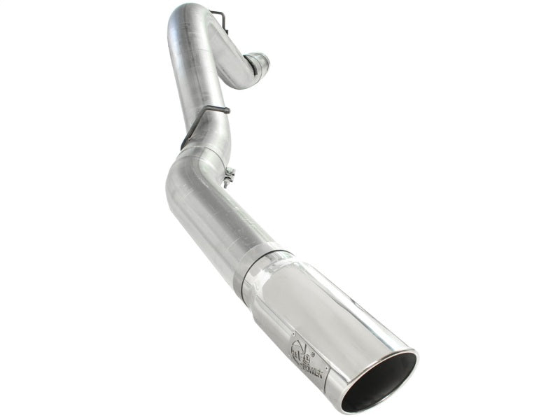 aFe Atlas 5-inch DPF-Back Exhaust System with Polished Stainless Steel Tip for GM Silverado 2500 HD 2011-2014