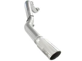 aFe Atlas 5-inch DPF-Back Exhaust System with Polished Stainless Steel Tip for GM Silverado 2500 HD 2011-2014