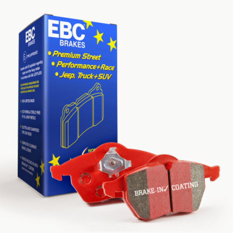 EBC DP32207C Redstuff Ceramic Rear Brake Pads for 2013–2015 Porsche 911 (991) GT3 with Cast Iron Rotors
