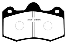 Load image into Gallery viewer, EBC Redstuff Ceramic Low Dust Front Brake Pads for Lotus Evora &amp; Morgan Aero 8 * Part Number ebcDP3036C