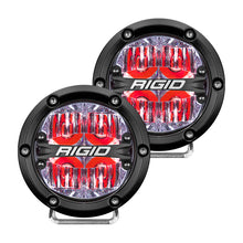 Load image into Gallery viewer, Rigid Industries 360-Series 4-Inch LED Off-Road Drive Light with Red Backlight * Pair