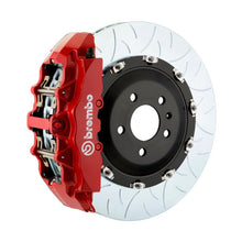 Load image into Gallery viewer, Brembo 15-20 Ford F150 Front Brake Rotors Set - Slotted Type 3, Red Caliper Finish, 380x34 mm, 2-Piece Cast Design - brb1J3.9015A2