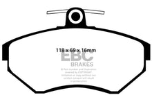 Load image into Gallery viewer, EBC Yellowstuff Brake Pads for Volkswagen Jetta and Golf * Part Number ebcDP41112R