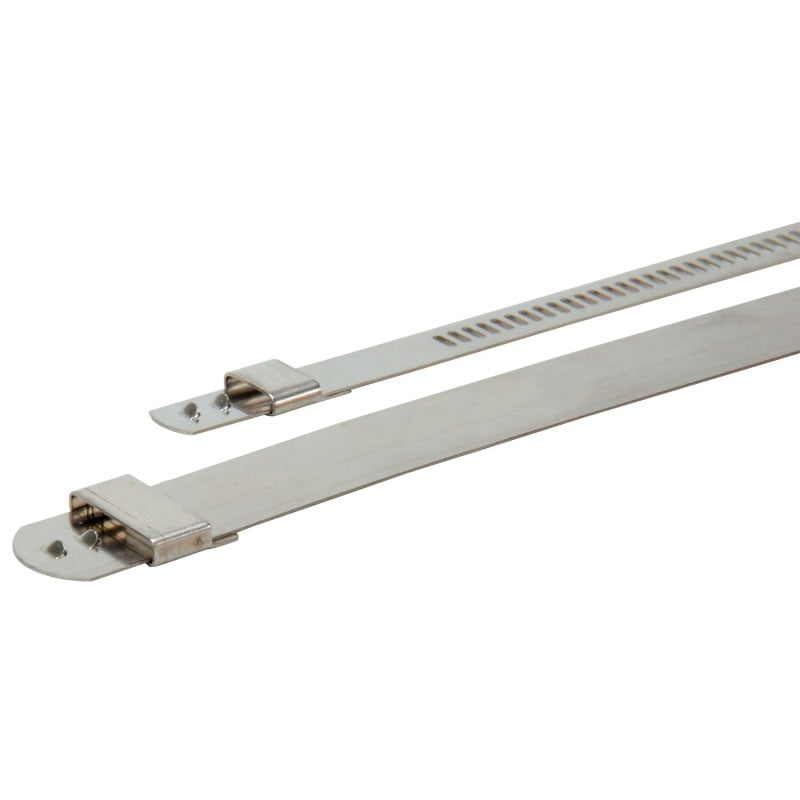 DEI Stainless Steel Positive Locking Tie 1/4 inch x 20 inch (10 Pack) for High Heat Applications