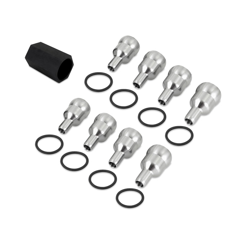 Mishimoto MMOR-F2D-03 High-Pressure Oil Rail Ball Tube Set for 2004.5-2007 Ford 6.0L Powerstroke