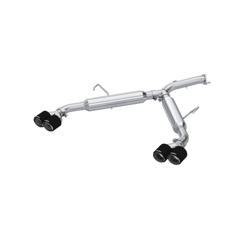 MBRP Armor Pro Series Axle Back Exhaust System for Kia Forte GT 2022-2024 with Quad Carbon Fiber Tips