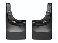 Load image into Gallery viewer, WeatherTech DigitalFit No-Drill MudFlaps for 2014 GMC Sierra 1500, 2500 HD, 3500 HD * Black