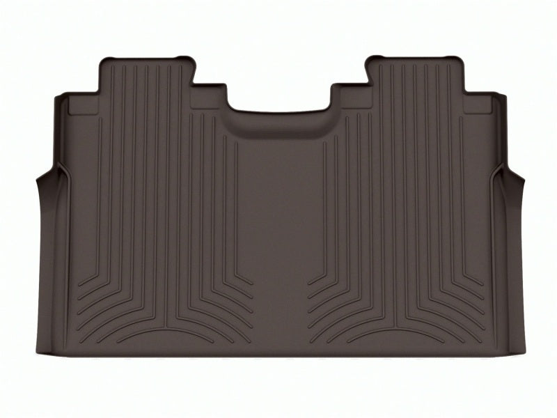 WeatherTech FloorLiner HP Rear Floor Mat for 2015-2016 Ford F-150, Cocoa - Part 476972IM