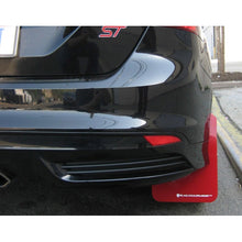 Load image into Gallery viewer, Rally Armor UR Series Red and White Logo Mud Flaps for Ford Focus (2013-2016)