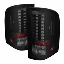 Load image into Gallery viewer, Spyder Chevy Silverado 07-13 LED Tail Lights Black Smoke - Part Number ALT-YD-CS07-LED-BSM