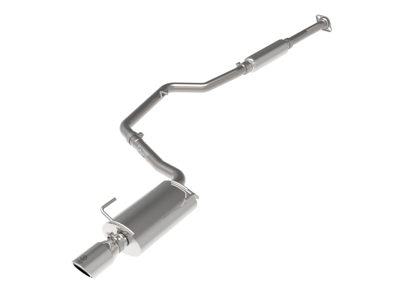 aFe Power Takeda 2-1/4 Inch Stainless Steel Cat-Back Exhaust System with Polished Tip for Subaru Impreza 2012-2016