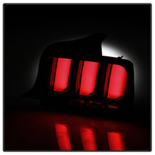 Load image into Gallery viewer, Spyder 05-09 Ford Mustang LED Tail Lights with Smoke Finish and White Light Bar
