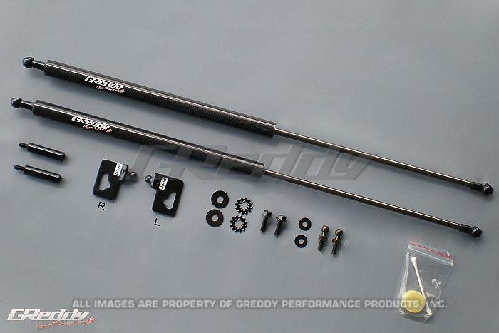 GReddy Engine Hood Lifter Kit for Honda S2000 AP1/AP2 (2000-2009) - OEM Weight Hood Compatible