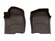 Load image into Gallery viewer, WeatherTech FloorLiner HP Front Floor Mats, Cocoa for 2019+ GMC Sierra 1500 and Sierra Denali 1500 | Part Number wet4714361IM