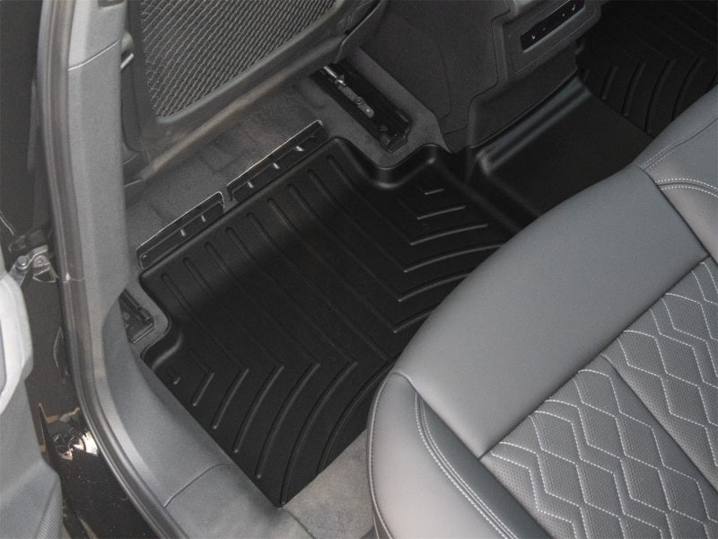 WeatherTech FloorLiner DigitalFit Rear Floor Mats Black for 2025 Audi A6 and S6 Sportback e-tron, Part 4419572