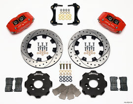 Wilwood Dynapro Radial Front Brake Kit for 2007-2010 Mini Cooper * 12.19-Inch Drilled Rotor with Red Finish
