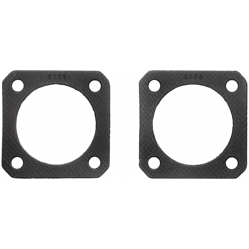 Fel-Pro 2005 Composite Exhaust Collector Gasket – 3 Inch Diameter, Steel Core, Square Shape (2-Pack)
