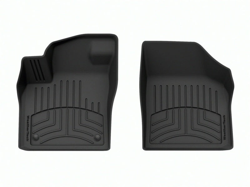 WeatherTech FloorLiner HP Front Floor Mats for 2019+ Volkswagen Atlas with 2nd Row Bucket Seats, Black - Part Number 4415501IM