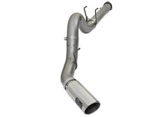 Load image into Gallery viewer, aFe Large Bore HD 5-inch Stainless Steel DPF-Back Exhaust System with Polished Tip for 2017 Ford Diesel Trucks V8 6.7L (td) - Part # afe49-43090-P