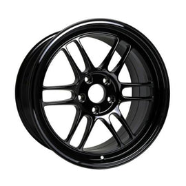 Enkei RPF1 18x9.5 Inch Gloss Black Alloy Wheel with 5x114.3 Bolt Pattern and 15mm Offset
