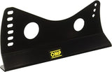OMP Seat Brackets with Lateral Attachments – Steel, 3mm Thick, Black - Part Number OMPHC0-0733-B01
