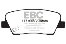 Load image into Gallery viewer, EBC Yellowstuff Rear Brake Pads for Kia Sorento 2011-2013 - High-Performance Street and Track Use
