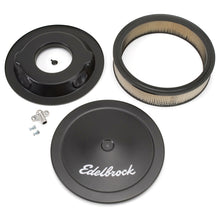 Load image into Gallery viewer, Edelbrock Part #1223 Triple Chrome Round Air Cleaner for 5-1/8" Carburetors
