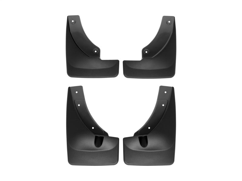 WeatherTech DigitalFit No-Drill Front MudFlaps for 2020-2021 Ford Escape, Black - Part WET110117-120117