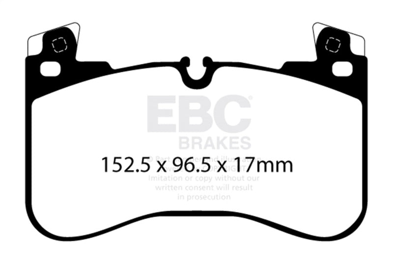 EBC ED92401 Extra Duty Front Brake Pads for Land Rover Defender 90