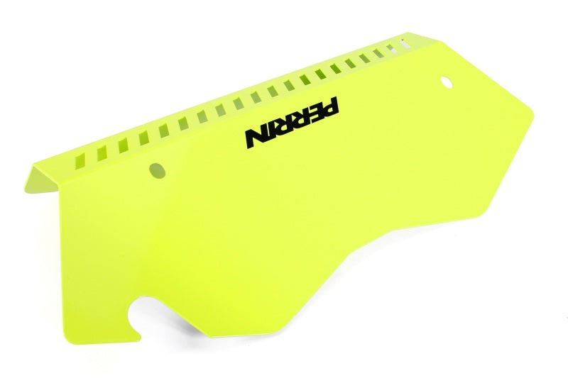 Perrin Performance Neon Yellow Pulley Cover for 2022-2025 Subaru WRX - Tall Version (Without PERRIN AOS)