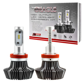 Oracle Lighting H11 4000 Lumen LED Headlight Bulbs – 6000K Bright White Light for Enhanced Nighttime Visibility