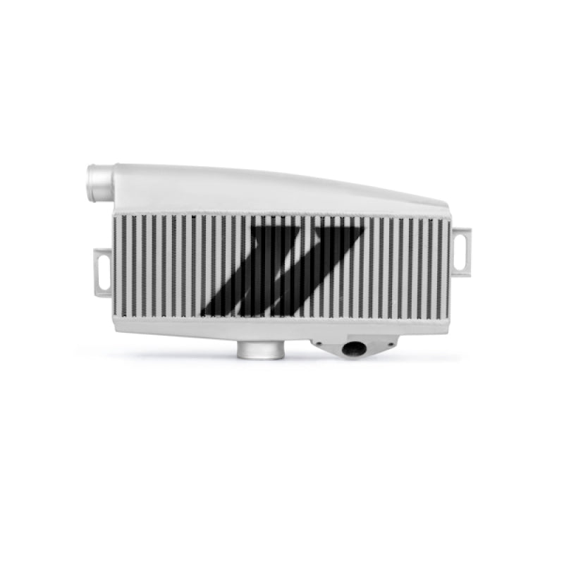 Mishimoto Subaru WRX/STI Top-Mount Intercooler Kit - Powder Coated Silver with Blue Hoses
