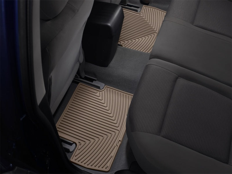 WeatherTech All-Weather Floor Mats for Front and Rear in Tan * Part Number WETW3TN-W20TN