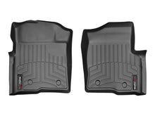 Load image into Gallery viewer, WeatherTech DigitalFit Front FloorLiners for Ford F-150 (2009-2013) with Heating Vents - Black