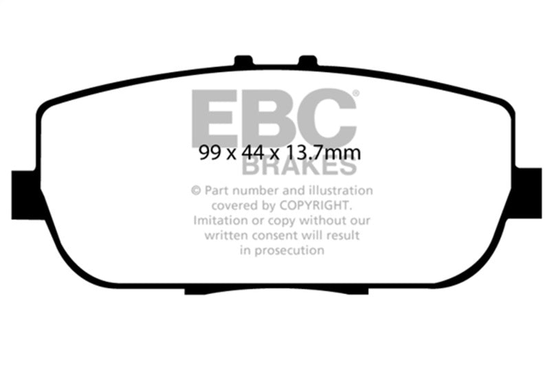 EBC Greenstuff 2000 Series Rear Brake Pads DP21775 for Mazda MX-5 Miata