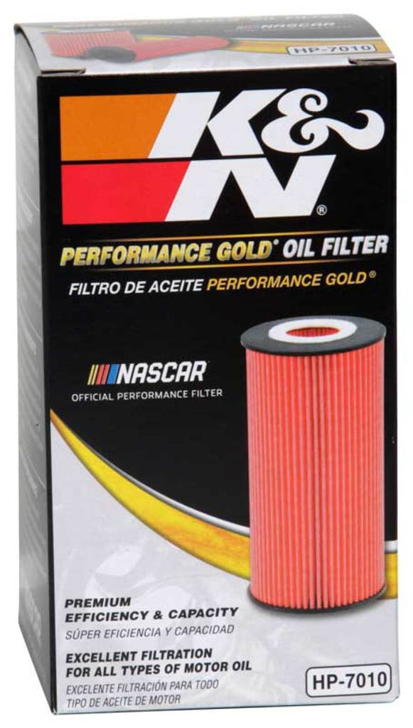 K&N Engineering KNNHP-7010 Cartridge Oil Filter for Volkswagen and Audi 2.5L Engines