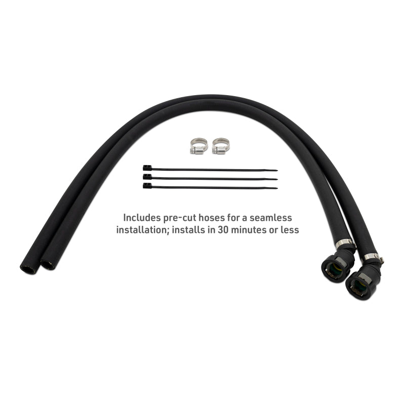 Mishimoto Baffled Oil Catch Can Kit for 2025+ Ram 1500 3.0L Hurricane, Black – MMBCC-RAM-25