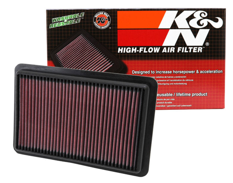K&N Replacement Air Filter for 2012-2014 Mazda 3, Mazda CX-5, Mazda 6 with 2.0L/2.5L Engines