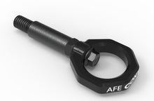 Load image into Gallery viewer, aFe Control Front Tow Hook for BMW F-Chassis - Black CNC Machined Steel