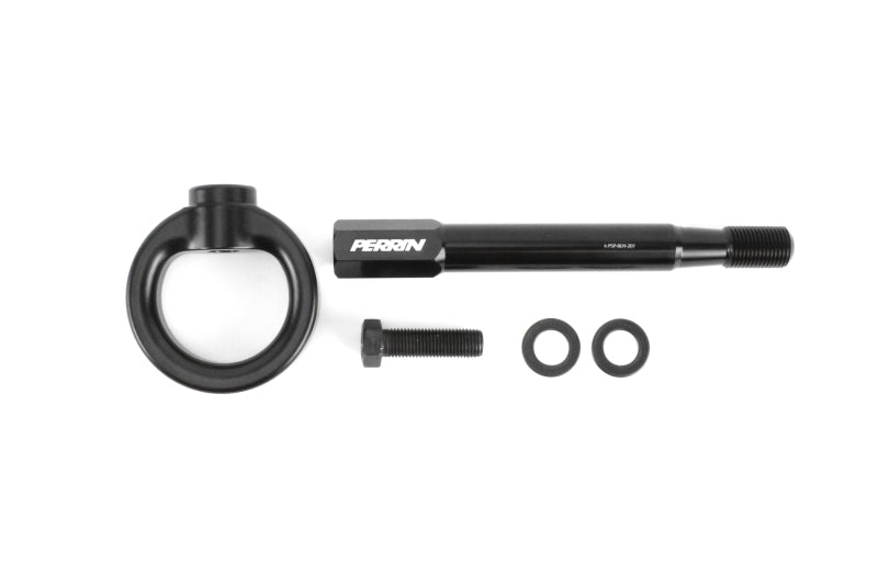 Perrin Performance Front Tow Hook Kit for Subaru WRX, Crosstrek, and Impreza (Black) - Part PSP-BDY-237BK