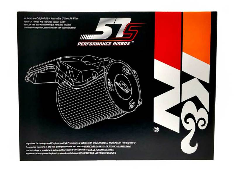 K&N Engineering Part 57S-9506 Performance Airbox for 2013-2016 Volkswagen Jetta and 2018 Volkswagen Golf Sportsvan 1.2L