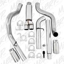 Load image into Gallery viewer, MBRP Armor Lite Series Cat Back Exhaust System for 1999-2004 Ford F-250/F-350 V-10, 4-inch Dual Split Side Exit
